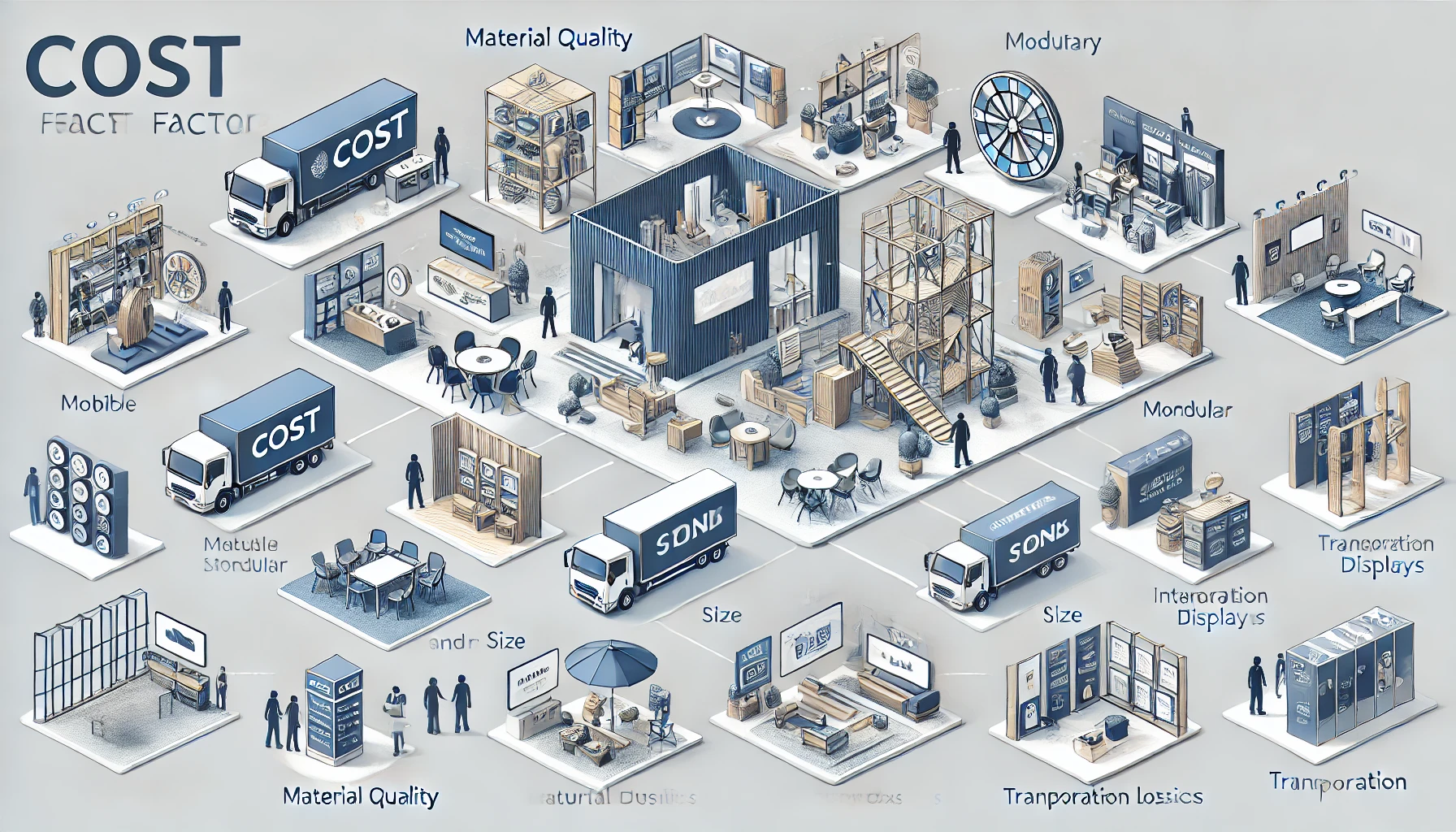 Ціни на виготовлення виставкових стендів: від чого залежить вартість